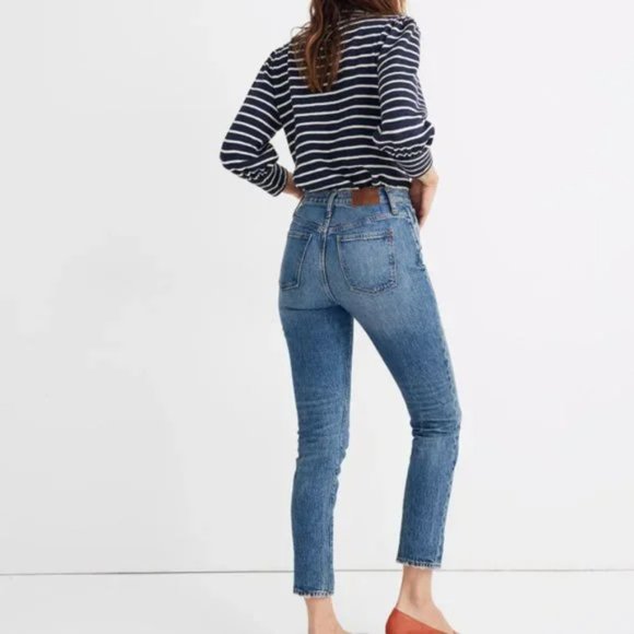 MADEWELL The High Rise Slim BoyJean medium wash, 27 - Picture 2 of 15